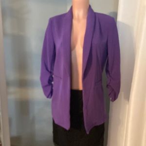 Purple Blazer NWOT